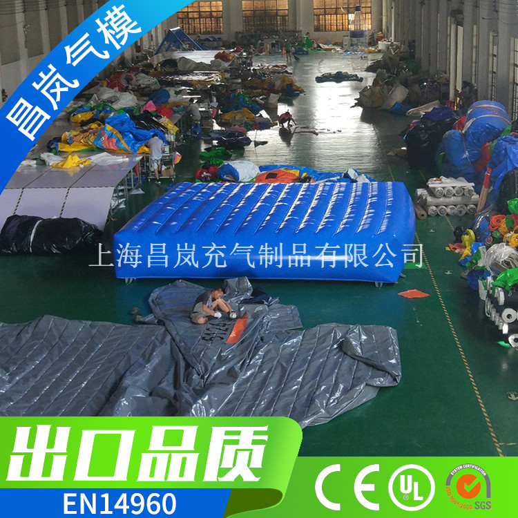 6*6*1m充氣墊子定做 運(yùn)動(dòng)防護(hù)充氣墊子 工地施工裝修安裝充氣墊子防摔跤充氣氣墊