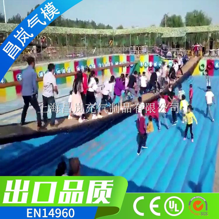 廠家專業(yè)定做網(wǎng)紅橋下防護充氣氣墊 閉氣墊子支持定做尺寸 安全防護氣囊 保護防摔跤充氣大墊子